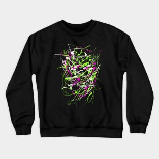 abstract face Crewneck Sweatshirt